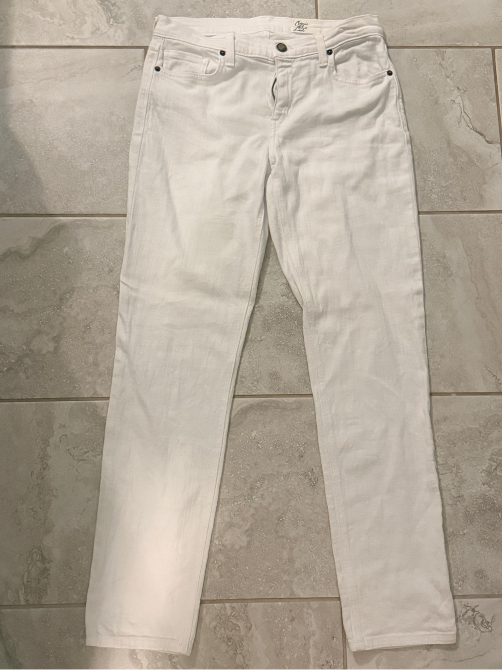 Women’s Cosmic Blue White Jeans